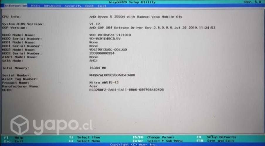 Acer nitro 5 an515-43