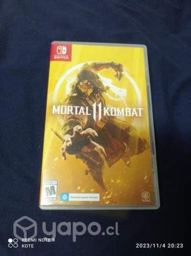 Carcasa nintendo switch mortal Kombat 11