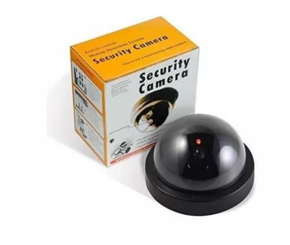 Camara falsa domo con luz led intermitente