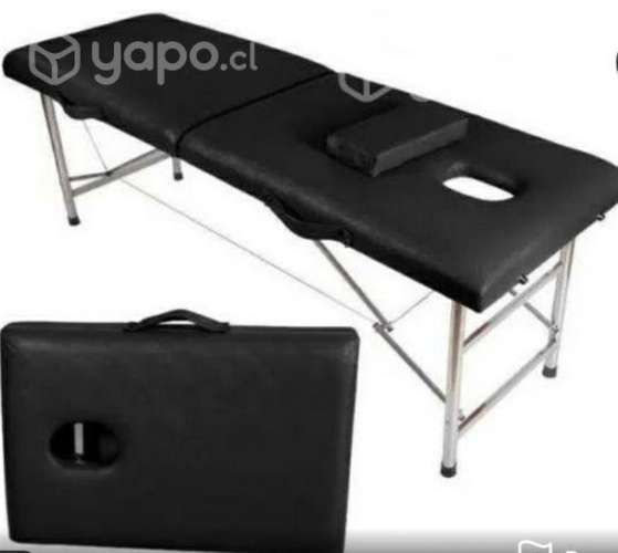 Ultima Camilla masaje plegable negra nueva
