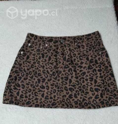 Falda animal print