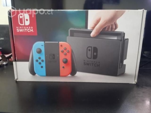 Nintendo switch neon, casi nueva