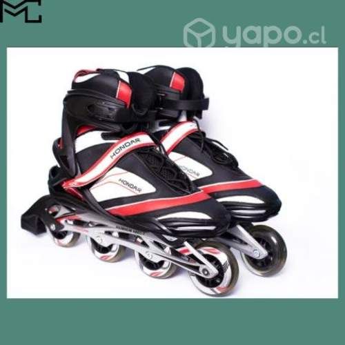 Patines Fitness Hondar negro/rojo