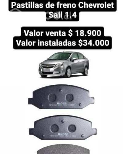 Pastillas de freno Chevrolet Sail 1.4