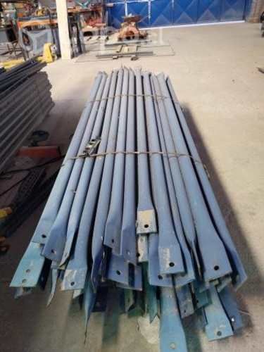 Tiras de tubo usadas, con pintura electrostática