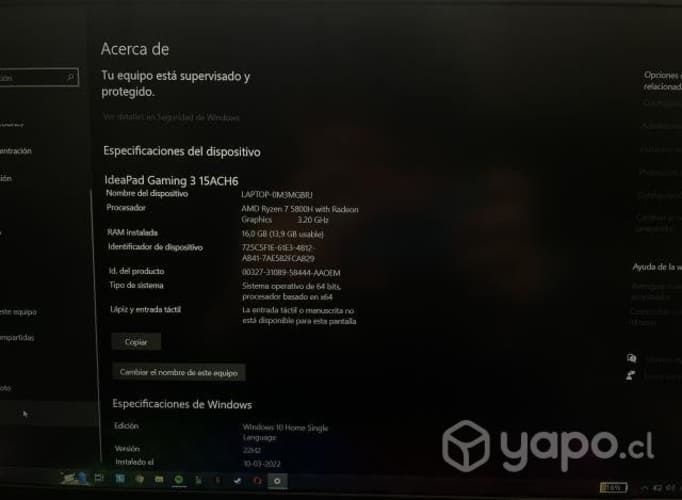 Notebook gamer ryzen 7 5800h