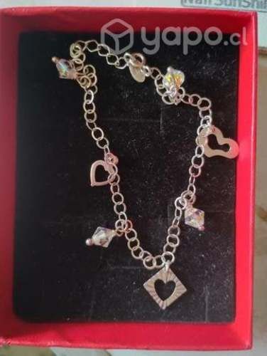 Hermosa pulsera de plata