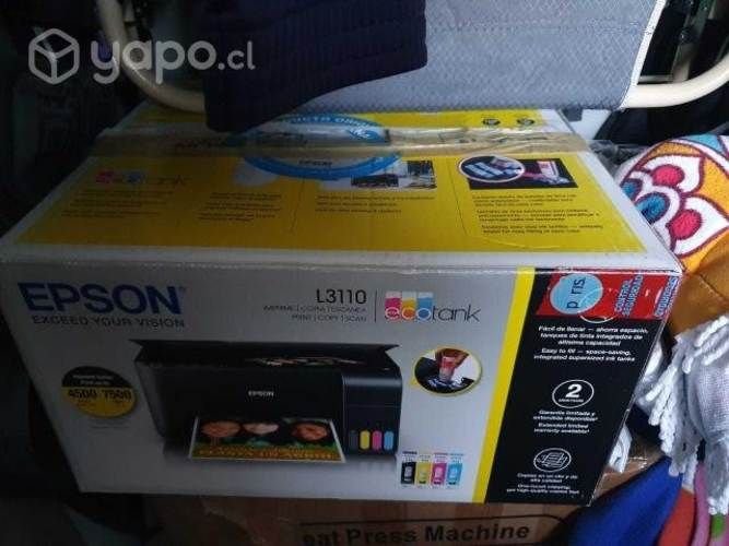 Impresora epson L3110 ecotank tinta continua NUEVO