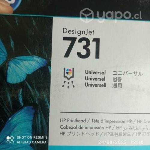 Cabezal HP 731 color original