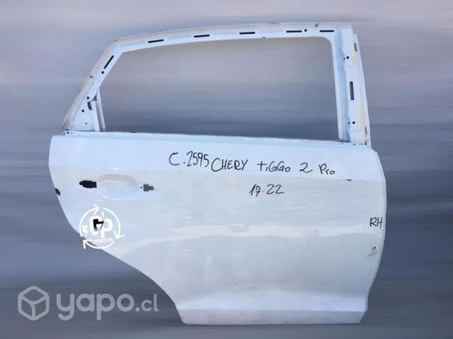 Puerta trasera rh chery tiggo 2 pro 2017-2022