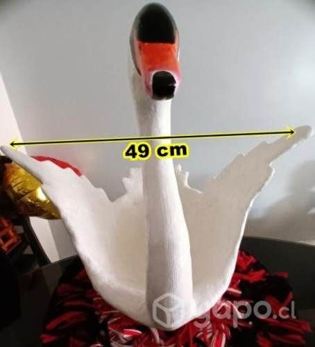 Macetero en forma de cisne