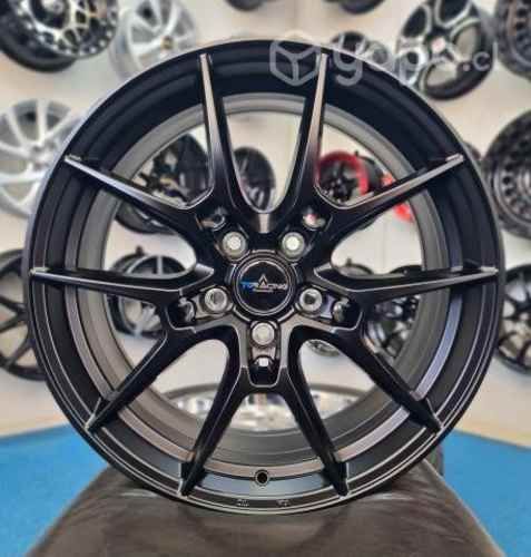 Llantas Aro 18x8 5x114 Negras Instaladas Cerato So