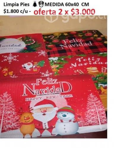 Limpia pie navideño