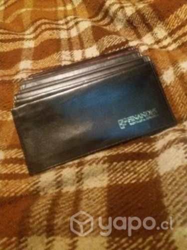 Billeteras de cuero bancarias