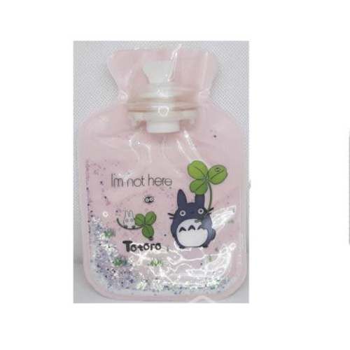 Guatero totoro con brillos bolsa de agua