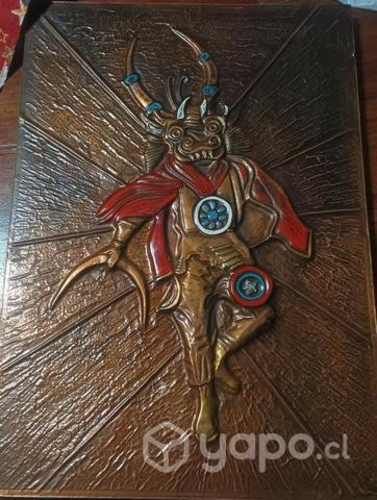 Cuadro de cobre de tamaño afiche