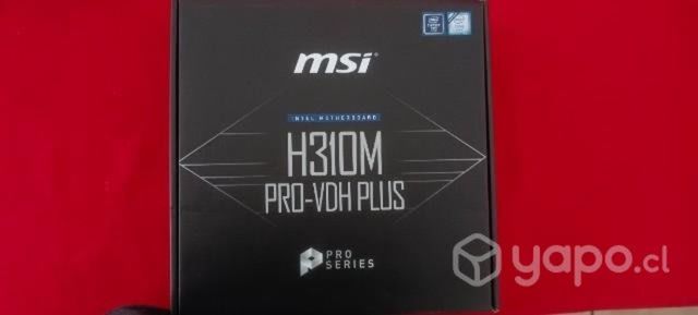 Placa madre + procesador+ refrigeración rgb