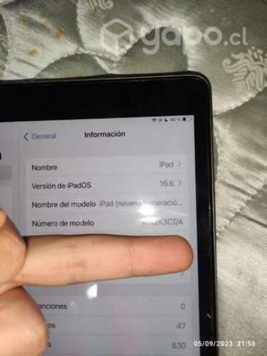 Ipad 9 generacion semi nueva sin detalles
