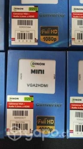 Conversor de video vga + audio 3.5mm a hdmi