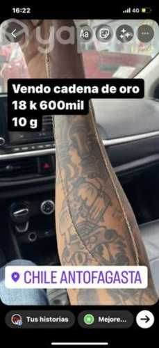 Cadena de oro 18 k