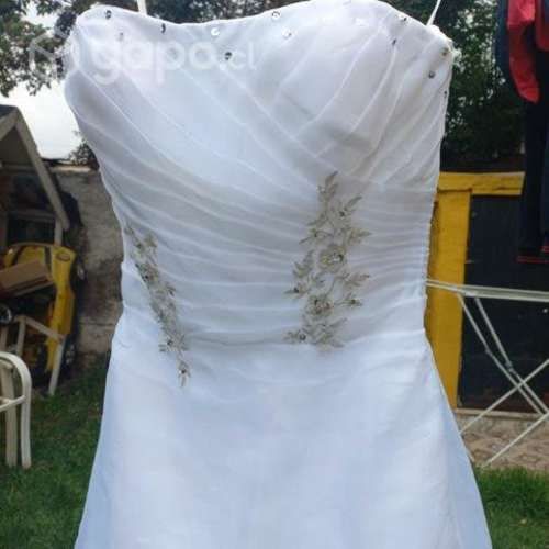 Novia vestido blanco juvenil talla S/M