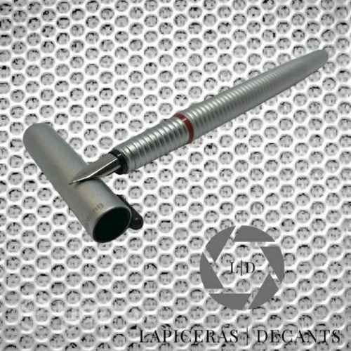 Pluma fuente Rotring 900 plateado mate plumin F