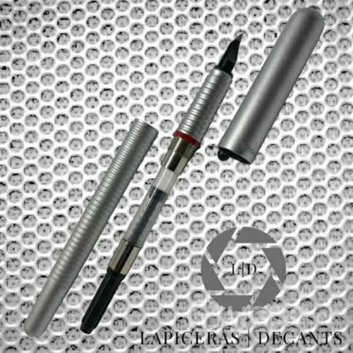 Pluma fuente Rotring 900 plateado mate plumin F