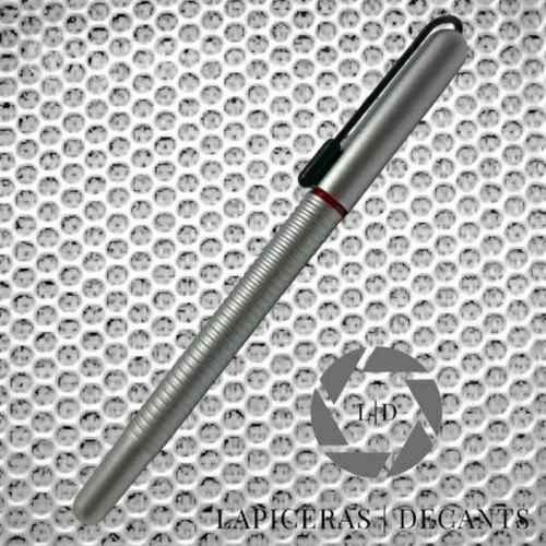Pluma fuente Rotring 900 plateado mate plumin F