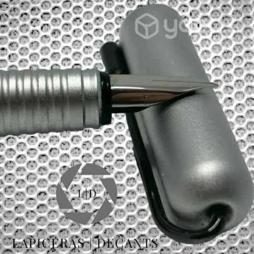 Pluma fuente Rotring 900 plateado mate plumin F