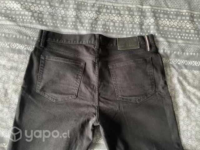 Pantalón Negro Tommy Hilfiger Talla 48