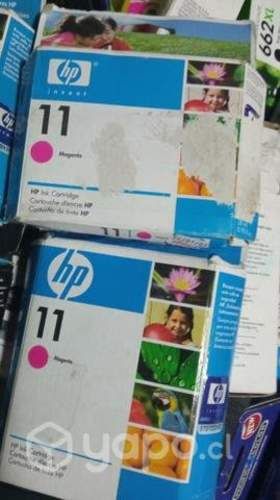 Tintas HP 11 colores originales de alta
