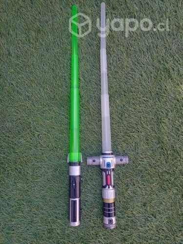 2 Sables de luz Star Wars (con sonido) Originales