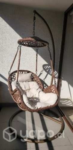 Silla colgante para terraza