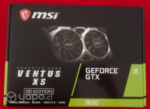 Tarjeta gráfica gtx 1650