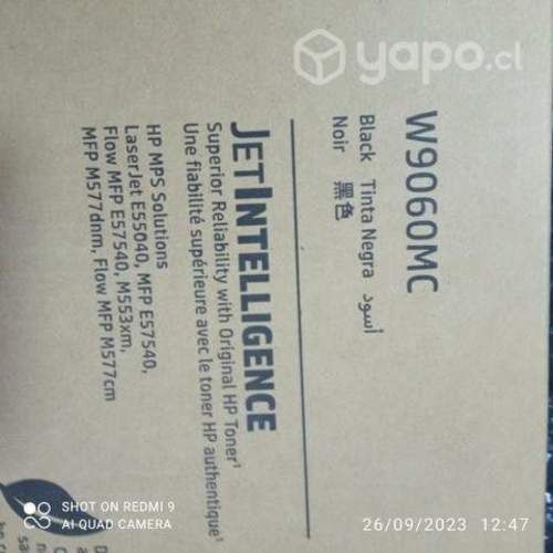 Toner HP w9060mc colores originales de alta