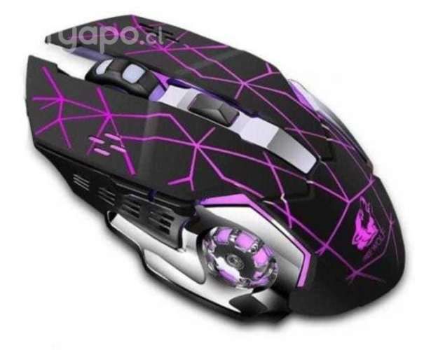 Mouse Gamer Inalámbrico Recargable Free Wolf