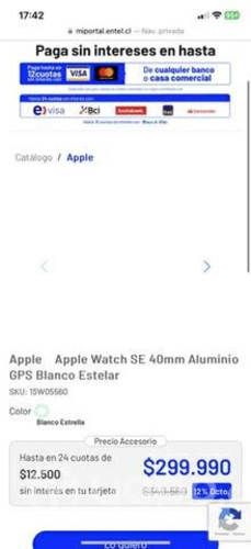 Apple Watch SE 40mm