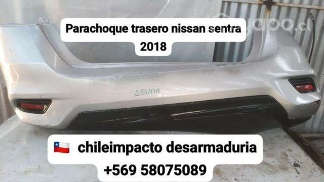 Para choque trasero Nissan Sentra año 2018