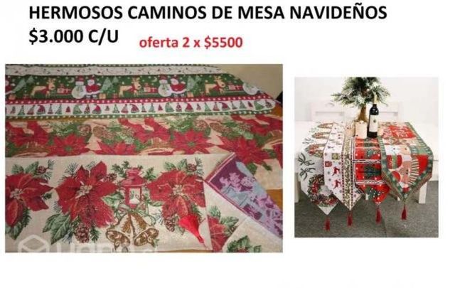 Caminos de mesa navideños