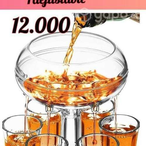 Dispensador con vasos de shot