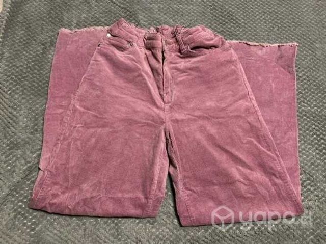 Pantalon  rosado tipo terciopelo talla 44