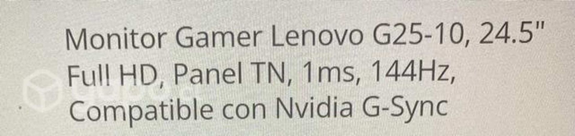 Monitor Lenovo G25-10