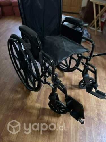 Silla ruedas plegable