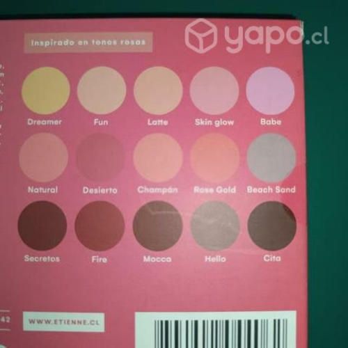 Paleta Etienne nude Nueva.