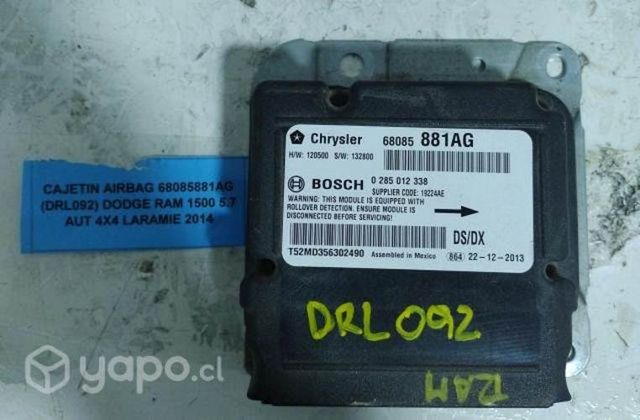 Cajetin Airbag DODGE RAM  aut