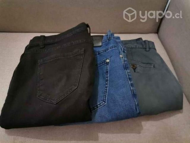 3 Pantalones talla 42