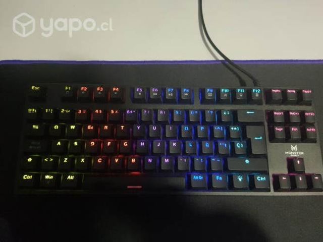Teclado mecanico monster games RGB