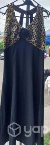 Vestido de fiesta largo negro