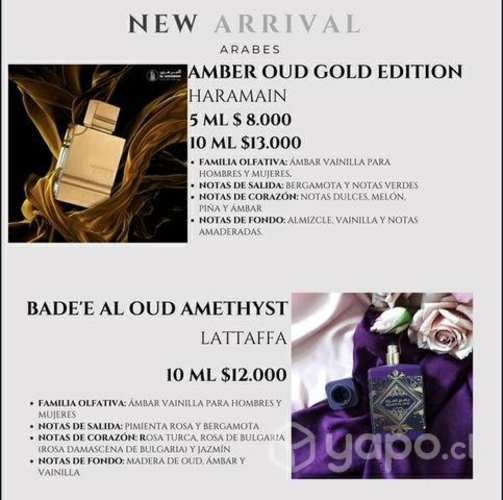 Decant perfumes árabes 100% originales