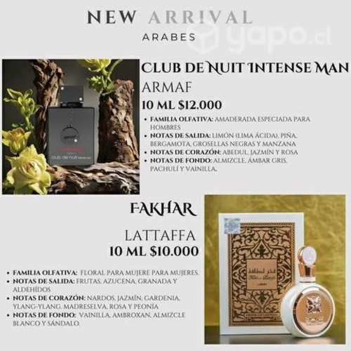 Decant perfumes árabes 100% originales